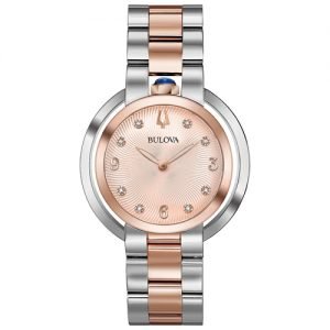 Đồng Hồ Bulova Chính Hãng Nữ 98P174 Rubaiyat Diamond Watch ( Tặng Nước Hoa)