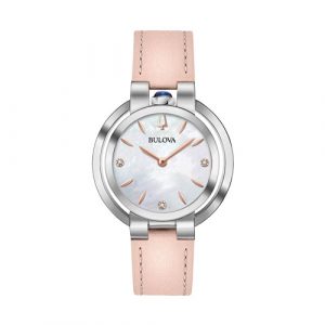 Đồng Hồ Bulova Chính Hãng Nữ 96P197 Rubaiyat White Mother-of-Pearl Dial Ladies Watch