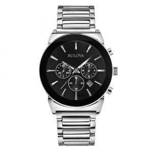 Đồng Hồ Bulova Nam Chính Hãng 96B203 Silver Dress Chronograph Men's Watch