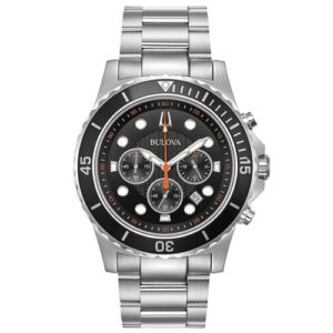 Đồng hồ Bulova Nam Chính Hãng 98B326 Dress Chronograph Rotating Men's Watch