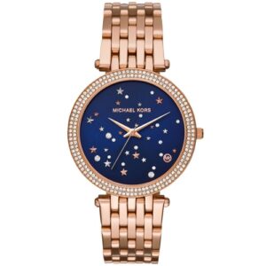 Đồng Hồ Michael Kors Chính Hãng Nữ MK3728 Darci Analog Display Quartz Rose Gold Ladies Watch
