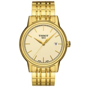 Đồng Hồ Tissot Nam Chính Hãng T085.410.33.021.00 T0854103302100 Carson Yellow Gold PVD Quartz Men's Watch