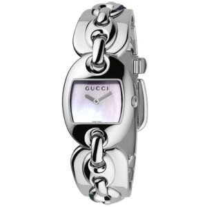 Đồng Hồ Gucci Chính Hãng Nữ YA121302 Marina Chain Stainless Steel MOP Dial Quartz Ladies Watch