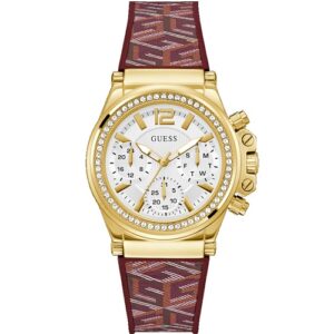 Đồng Hồ Guess Chính Hãng Nữ GW0621L3 G-Cube Leather Multifunction Ladies Watch