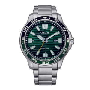 Đồng Hồ Citizen Chính Hãng Nam AW1526-89X Green Dial Men's Watch