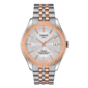 Đồng Hồ Mathey Tissot Chính Hãng Nam T108.408.22.278.00 T1084082227800 Ballade Powermatic 80 Silicum COSC Demi Rose Gold