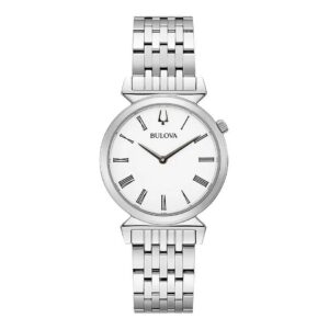 Đồng Hồ Bulova Chính Hãng Nữ 96L275 Regatta Quartz Diamond White MOP Dial Ladies Watch