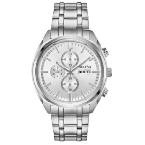 Đồng hồ Bulova Nam Chính Hãng 96C135 Chronograph Silver-Tone Day/Date Indicator Men's Quartz