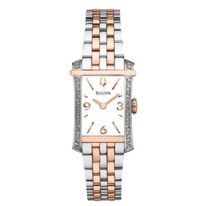 Đồng Hồ Bulova Chính Hãng Nữ 98R186 Diamond White Ladies Watch 13x31mm