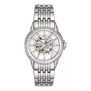 Đồng Hồ Bulova Chính Hãng Nữ 96R139 Mechanical Diamond Case Mother-of-pearl Dial Watch