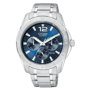 Đồng Hồ Citizen Chính Hãng Nam AG8300-52L Quartz Stainless Steel Men's Watch