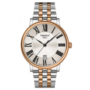 Đồng Hồ Tissot Nam Chính Hãng T122.407.22.033.00 Carson Premium Powermatic Two-Tone Men's Watch