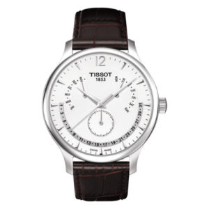 Đồng Hồ Tissot Nam Chính Hãng T063.637.16.037.00 Tradition Perpetual Calendar Brown Leather Men's Watch