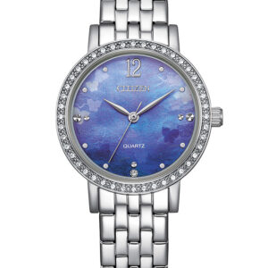 Đồng Hồ Citizen Nữ Chính Hãng Quartz Blue Dial EL3100-55N