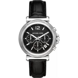 Đồng Hồ Michael Kors Chính Hãng Unisex MK7499 Maren Chronograph Black Watch