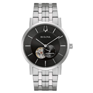 Đồng Hồ Bulova Nam Chính Hãng 96A239 Clipper Automatic Black Dial Men's Watch