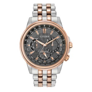 Đồng Hồ Citizen Chính Hãng Nam BU2026-57H Calendrier Eco-Drive Dark Grey Dial Men's Watch