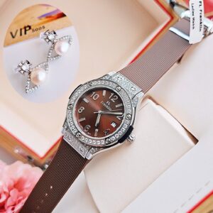 Đồng Hồ FL Franklin Chính Hãng Nữ Brown Quartz Women's Watch