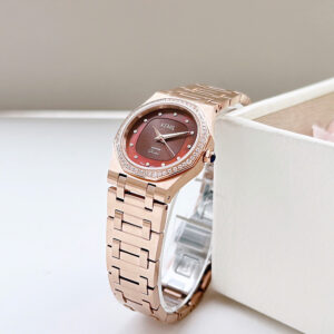 Đồng Hồ Kemil by K&M Nữ Chính Hãng Melania Gold Stainless Steel Ladies Watch