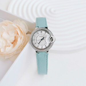 Đồng Hồ Amica Chính Hãng Nữ A064 Leather Pave Women's Watch A064