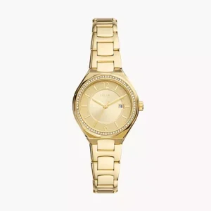 Đồng Hồ Fossil Chính Hãng Nữ Eevie Silver Stainless Steel Women's Watch - BQ3801