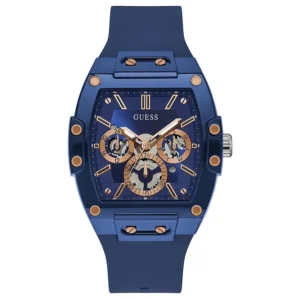 Đồng Hồ Guess Chính Hãng Nam Silicone Multifunction Watch 43mm GW0203G7