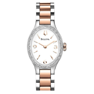 Đồng Hồ Bulova Nữ Chính Hãng 98R190 Stainless Steel Quartz Ladies Watch
