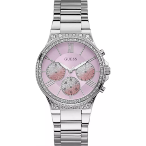 Đồng Hồ Guess Chính Hãng Nữ W1232L1 Glitter Pink Tone Watch