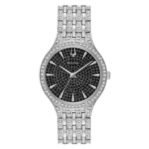 Đồng Hồ Bulova Chính Hãng Nữ 96L273 Crystal Quartz Mother of Pearl Dial Ladies Watch