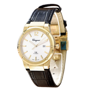 Đồng Hồ Salvatore Ferragamo Chính Hãng Nữ SFDT00419 F-80 Classic Brown Leather Women Watch